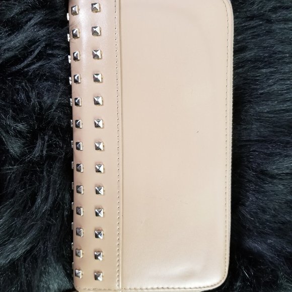 Studded Bebe wallet with matching coin bag - Picture 2 of 4